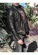 Genuine leather jacket for men model Erman